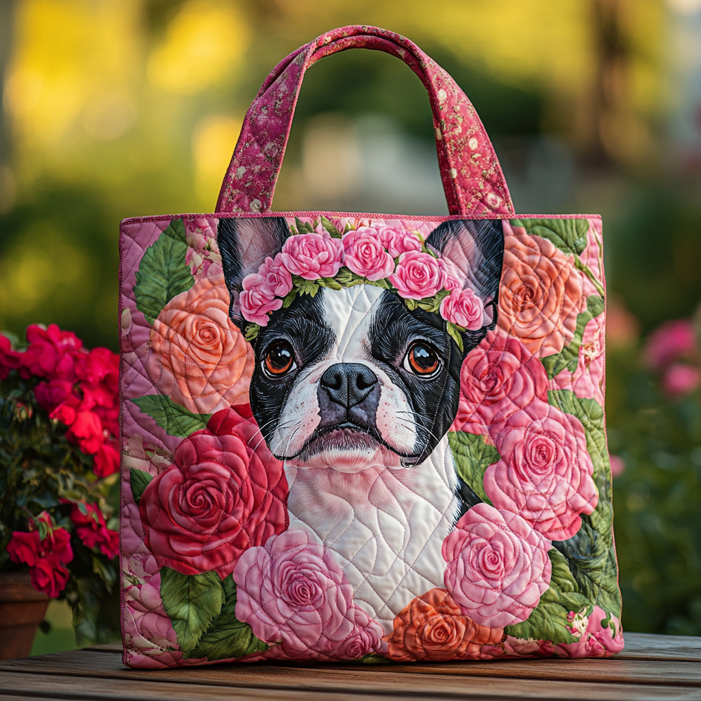 Boston Terrier Šarm Prošuvēta Soma