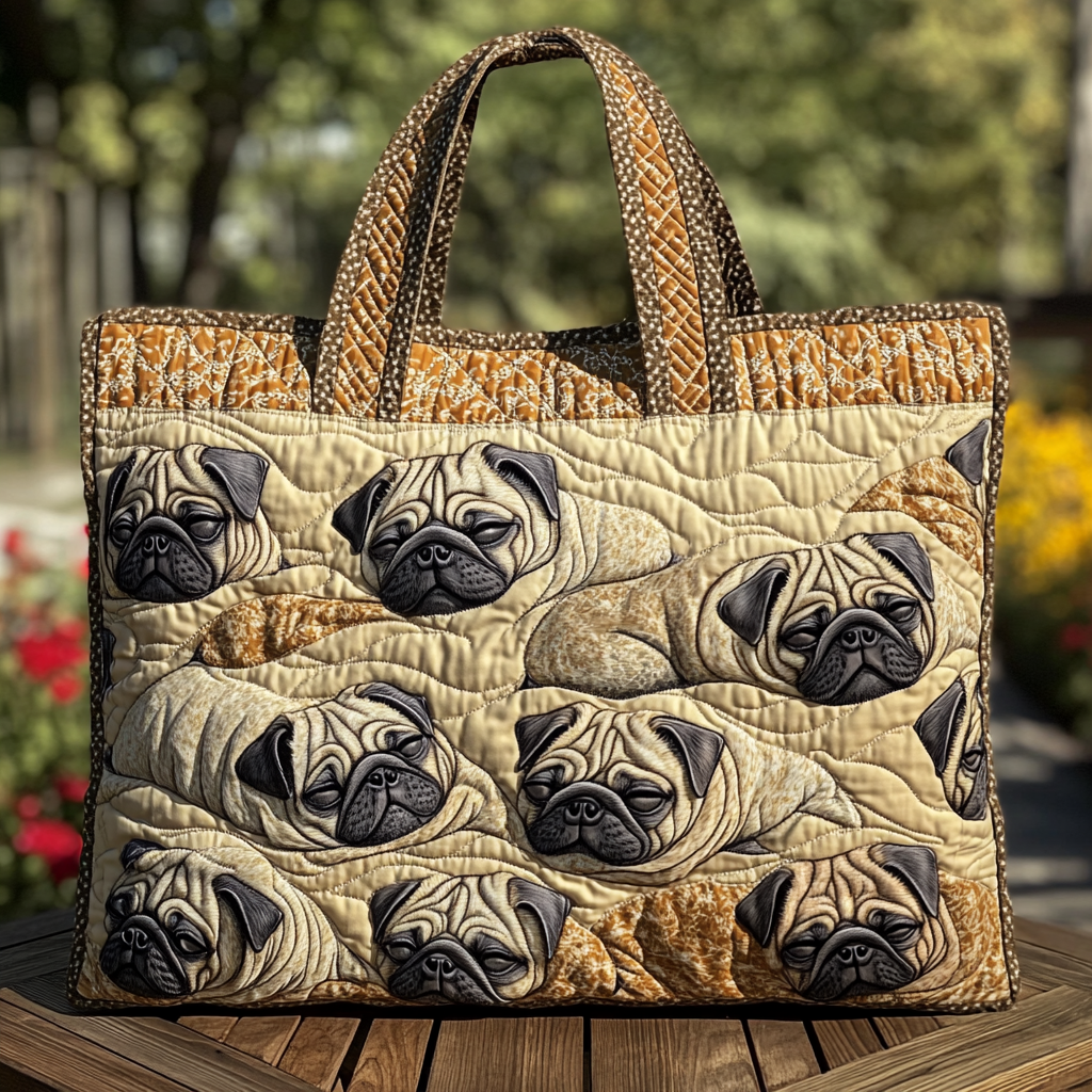 Zeltaina Pug Pāršūta Soma
