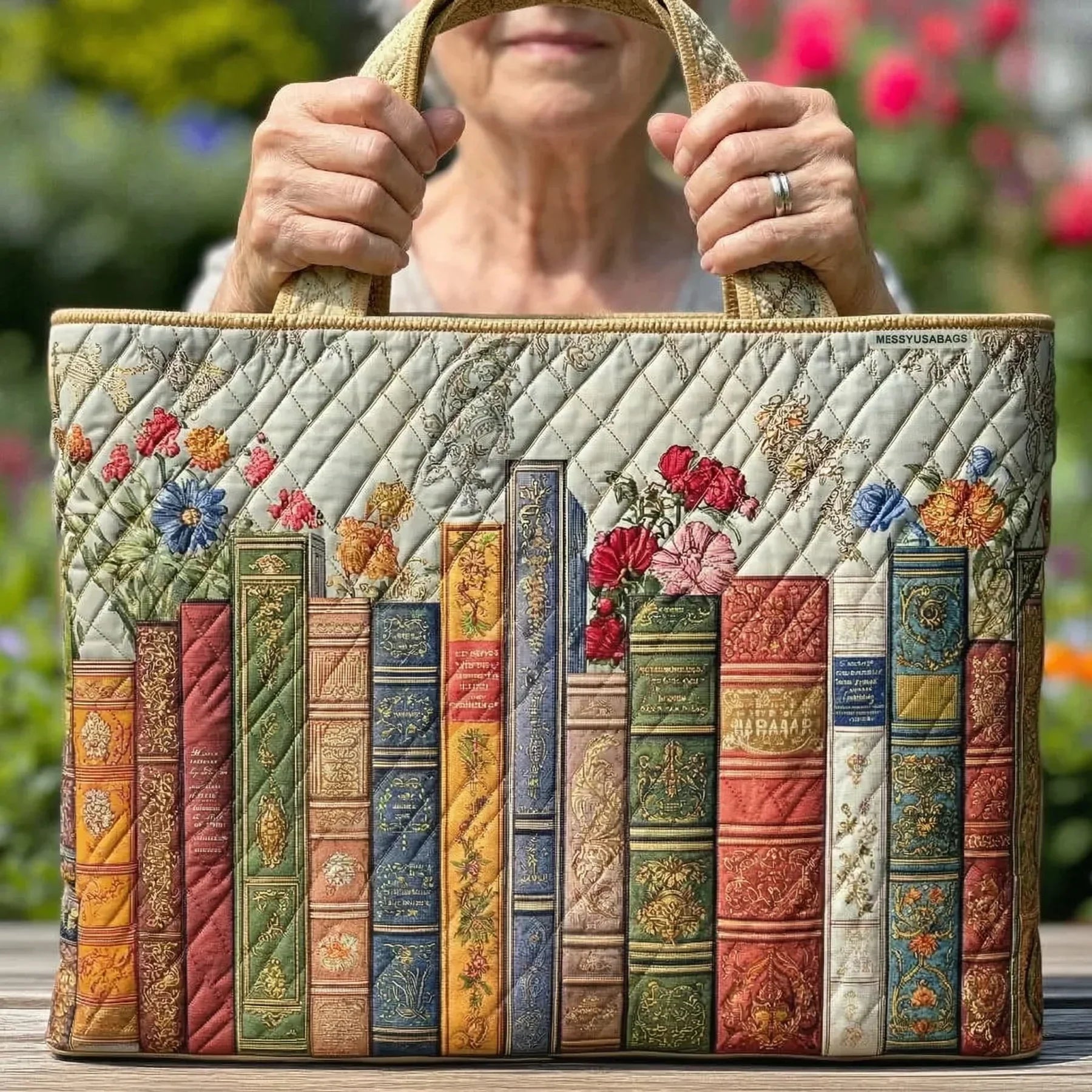 Matelassé soma - Burvju bibliotēka